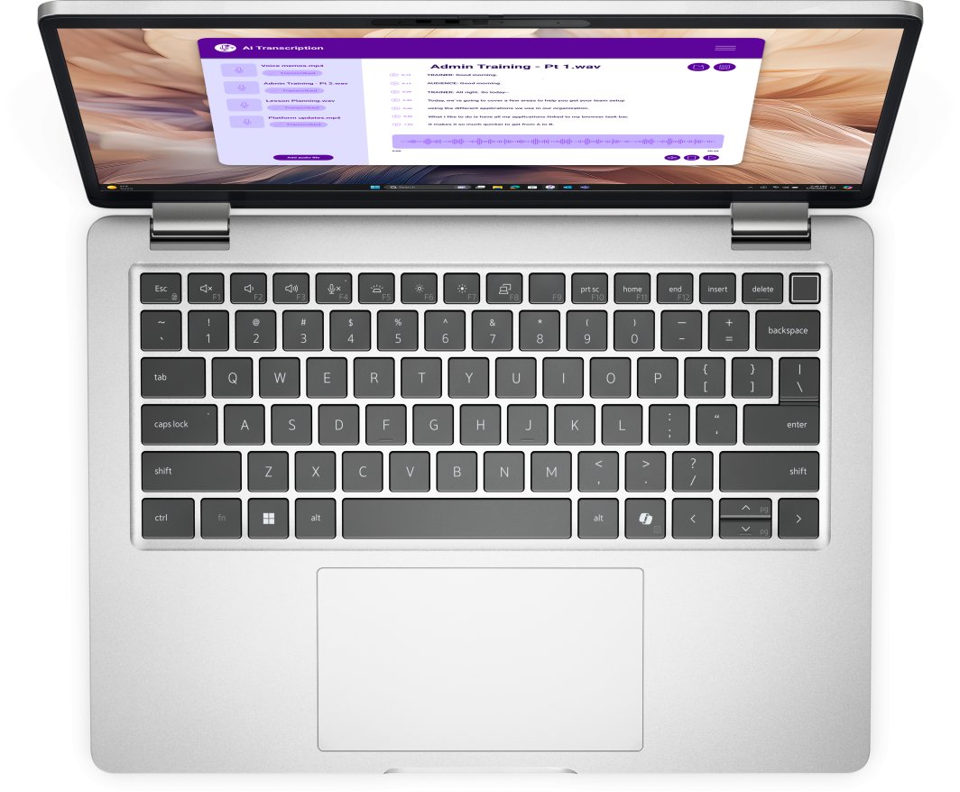 Laptopi Dell Pro 13 Plus PB13250, Intel Core Ultra 5 236V, 16GB, 512GB SSD, 13.3" Full HD+, Windows 11 Pro, i argjendtë
