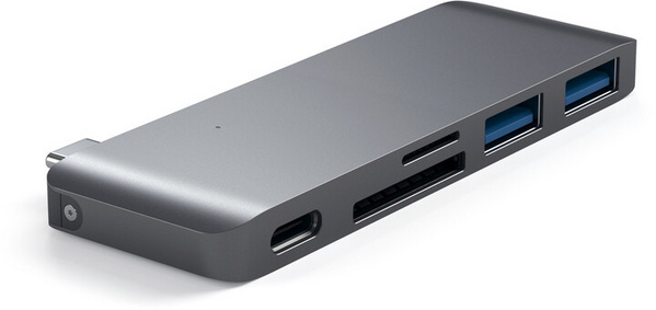 USB Hub Satechi USB-C Passthrough, i hirtë