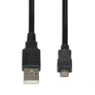 Kabllo iBOX, USB A / Micro-USB B, 1.8 m, e zezë
