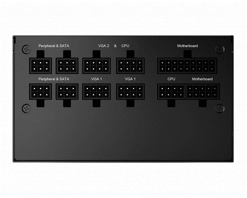 Burim energjie MSI MPG A650GF UK, 24-pin ATX, 650 W