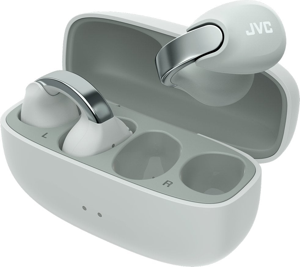 Kufje pa tela JVC Open Ear Nearphone, True Wireless, open ear, të bardha