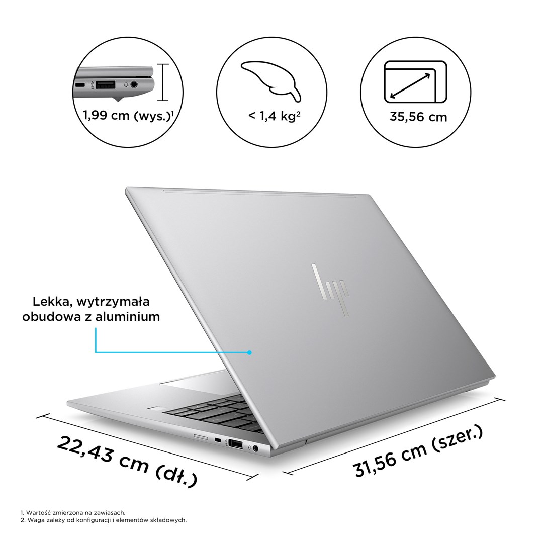 Laptop HP ZBook Firefly, 14", AMD Ryzen 5 PRO 7640HS, 16 GB RAM, 512 GB SSD, i hirtë