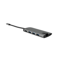 Konvertues Verbatim USB-C Multiport Hub, i hirtë