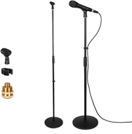 Stativ mikrofoni Mozos SM808, lartësi 99-180 cm, metalik, i zi