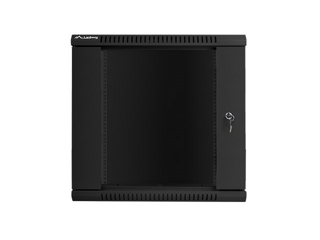 Kabinet murali Lanberg WF01-6612-10B, 19", 12U, i zi