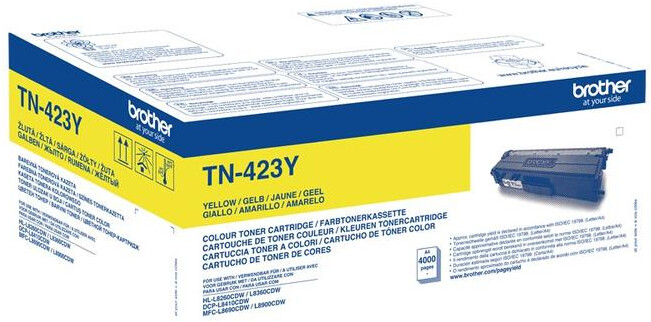 Toner për printer Brother TN-423Y, ngjyrë e verdhë 