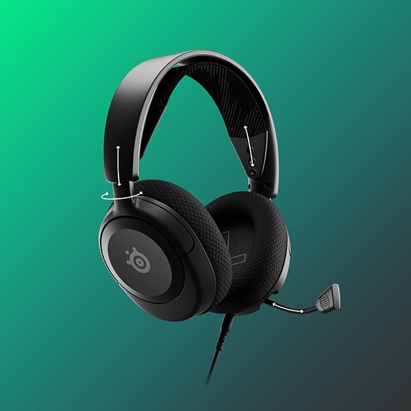 Kufje SteelSeries Arctis Nova 1, Gaming, 3.5mm Jack, e zezë