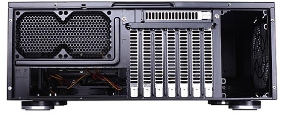 Kasë SilverStone GD07B Grandia, i zi