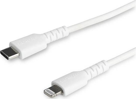 Kabllo USB StarTech USB C në Lightning, 1 m, e bardhë
