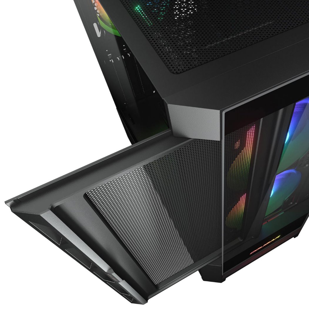 Kasë COUGAR PC DUOFACE Pro Mid Tower, 2 x ARGB 140mm, 1x 120mm, e zezë