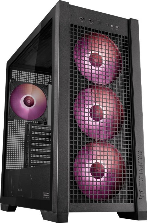 Kutia për PC ASUS TUF Gaming GT302, MIDI Tower, ARGB, e zezë