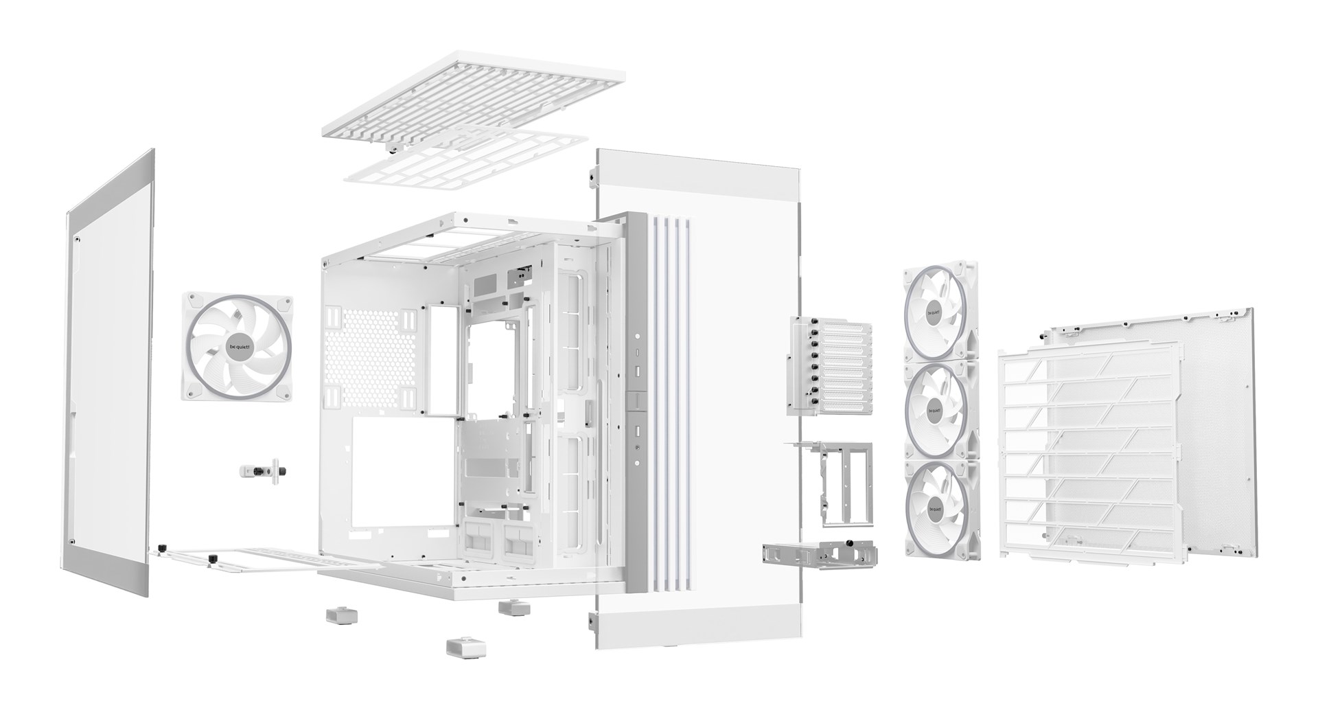 Kasa PC Be Quiet Light Base 900 FX, full tower E-ATX, ARGB, e bardhë