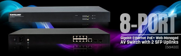 Switch Intellinet Network Solutions 561433, 10-porte, i zi