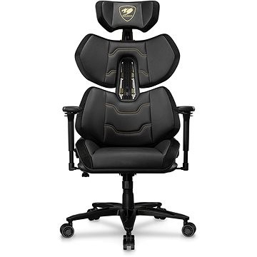Karrige gaming Cougar Terminator Elite Gold, ergonomike, me mbështetje lumbare, e artë