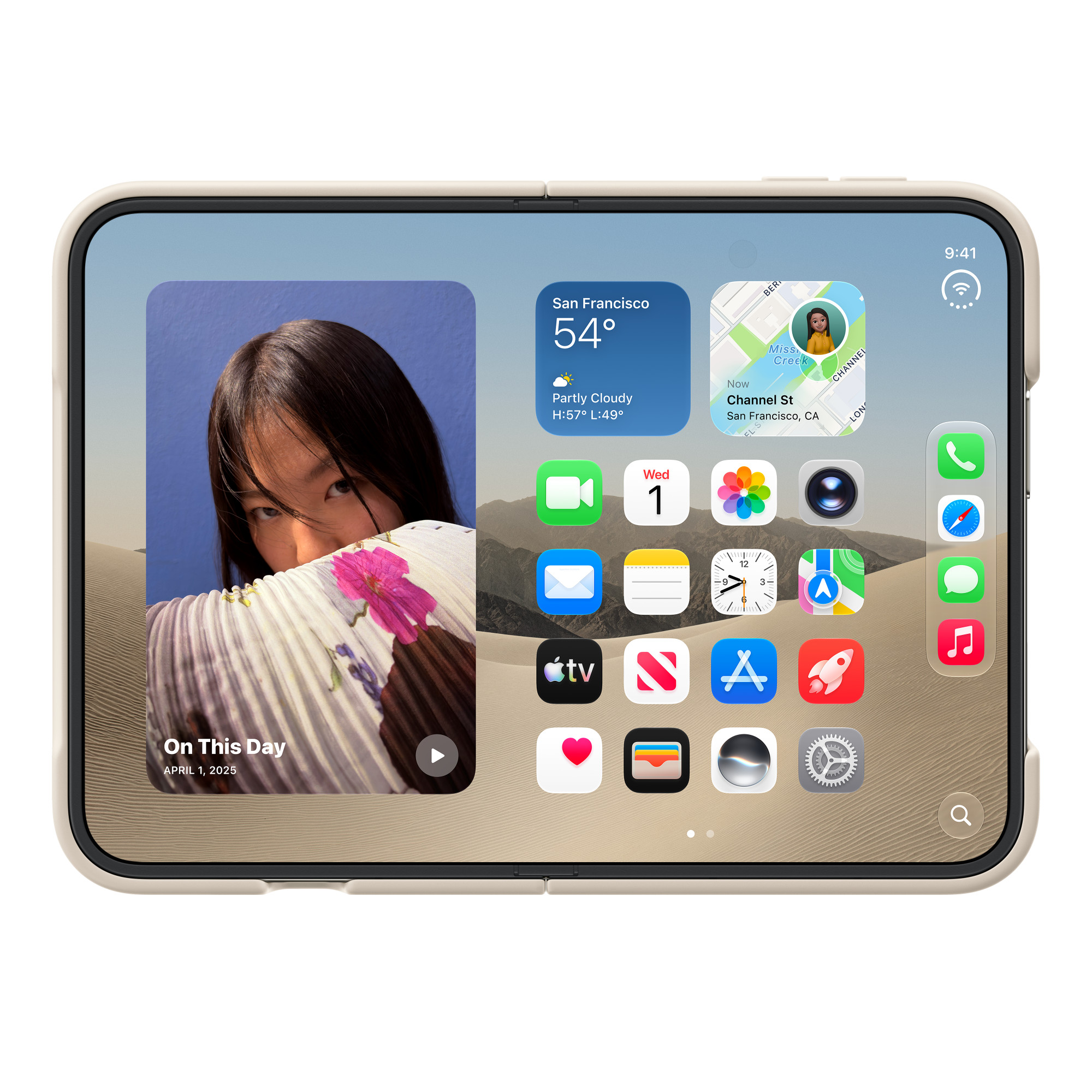 Apple iPhone Duo Case, Sand