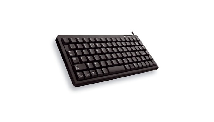 Tastierë kompakte CHERRY G84-4100, USB/PS2, 282x132mm, e zezë