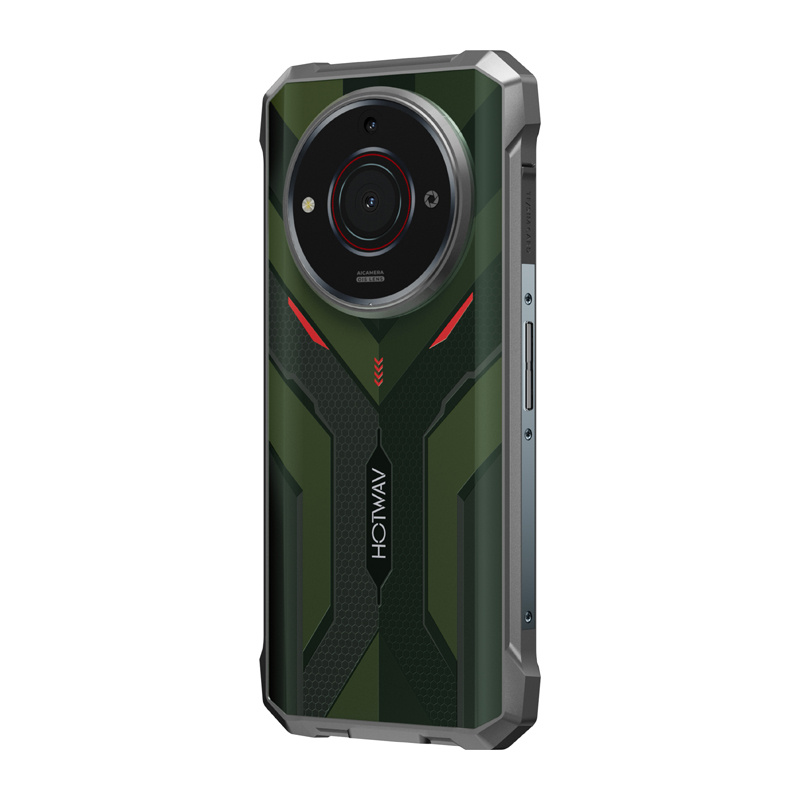 Telefoni i fortë HOTWAV T7S, 6.52" HD+, 4GB 128GB, jeshil