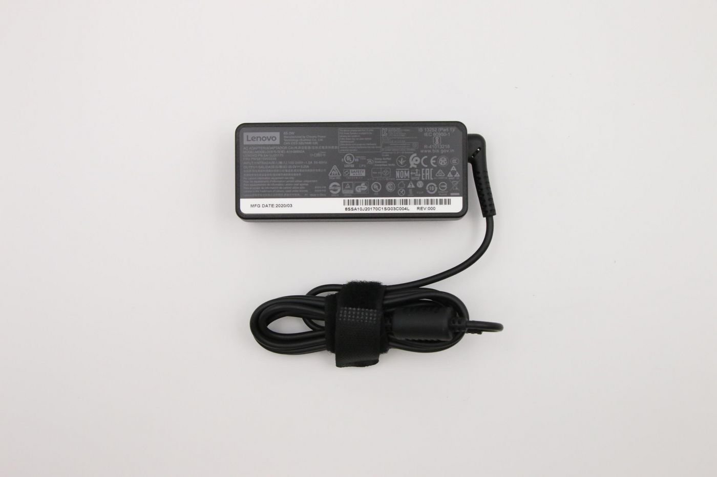 Adapter karikues për laptop Lenovo AC, 65W, 20V 3.25A, me kabëll energjie