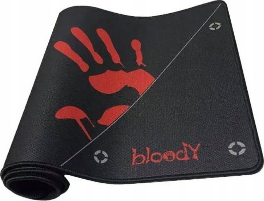 Mousepad A4TECH Bloody BP50L, sipërfaqe tekstil, bazë kundër rrëshqitjes, i zi