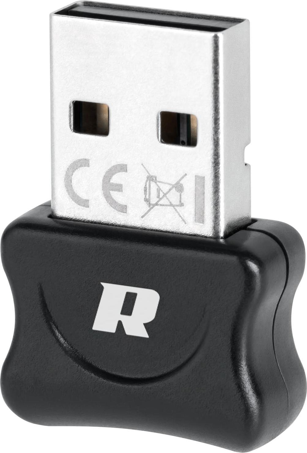 Bluetooth адаптер Rebel NanoStick, USB, Bluetooth 5.0, црн