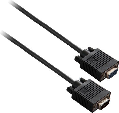 Kabllo V7 D-Sub (VGA) - D-Sub (VGA), e zezë, 3 m (V7E2VGAXT-03M-BK)