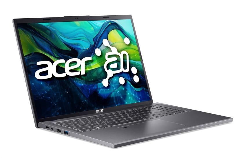 Laptop Acer Aspire 16 (A16-71GM-76JL), 16", Intel Core Ultra 5 125H, 16GB RAM, 1TB SSD, NVIDIA RTX 3050, i hirtë