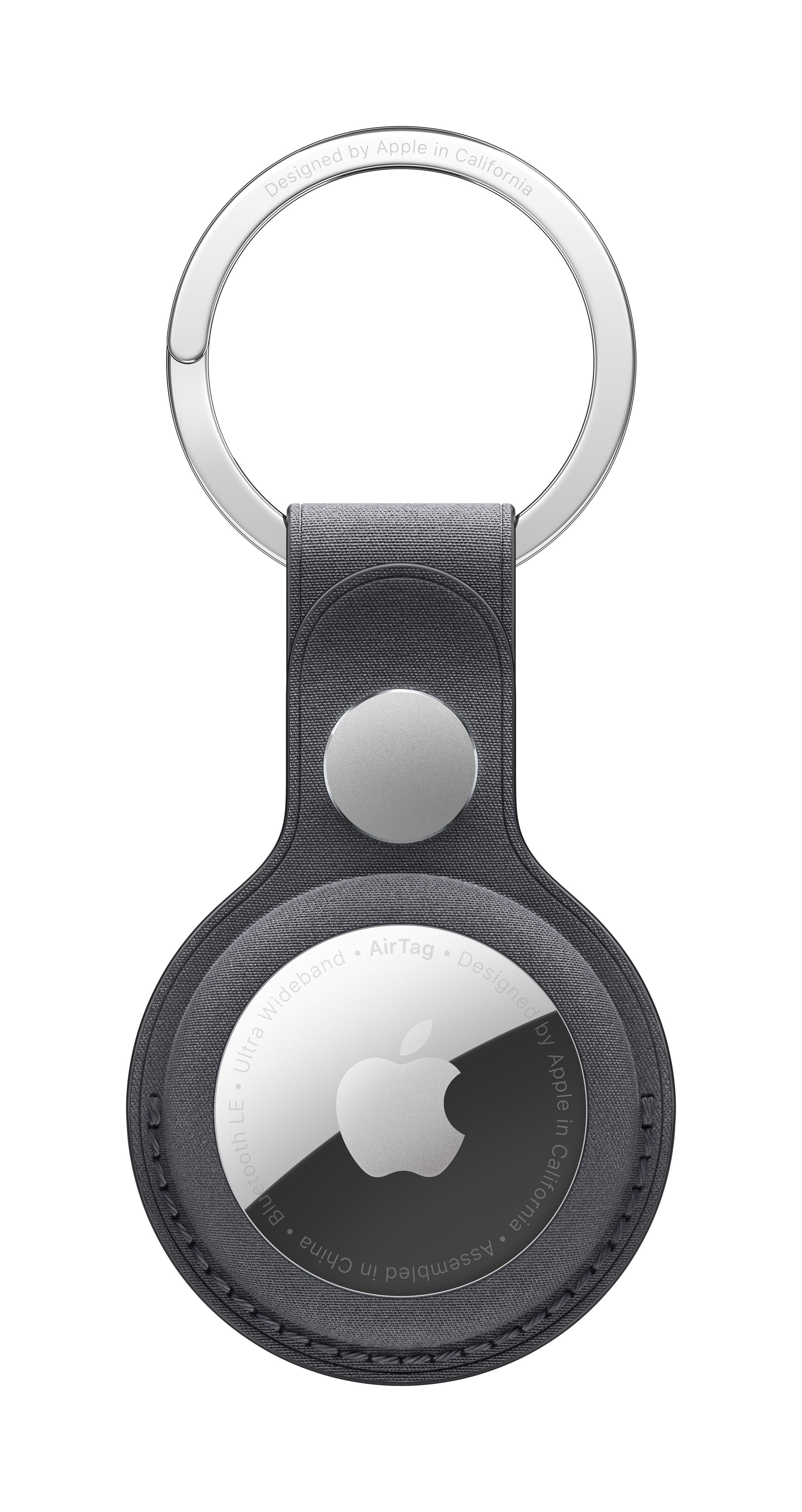 [OUTLET] Apple AirTag FineWoven Key Ring, Black				