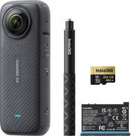 Kamerë aksioni Insta360 X4 Adventure Bundle, 8K, 72MP, e zezë