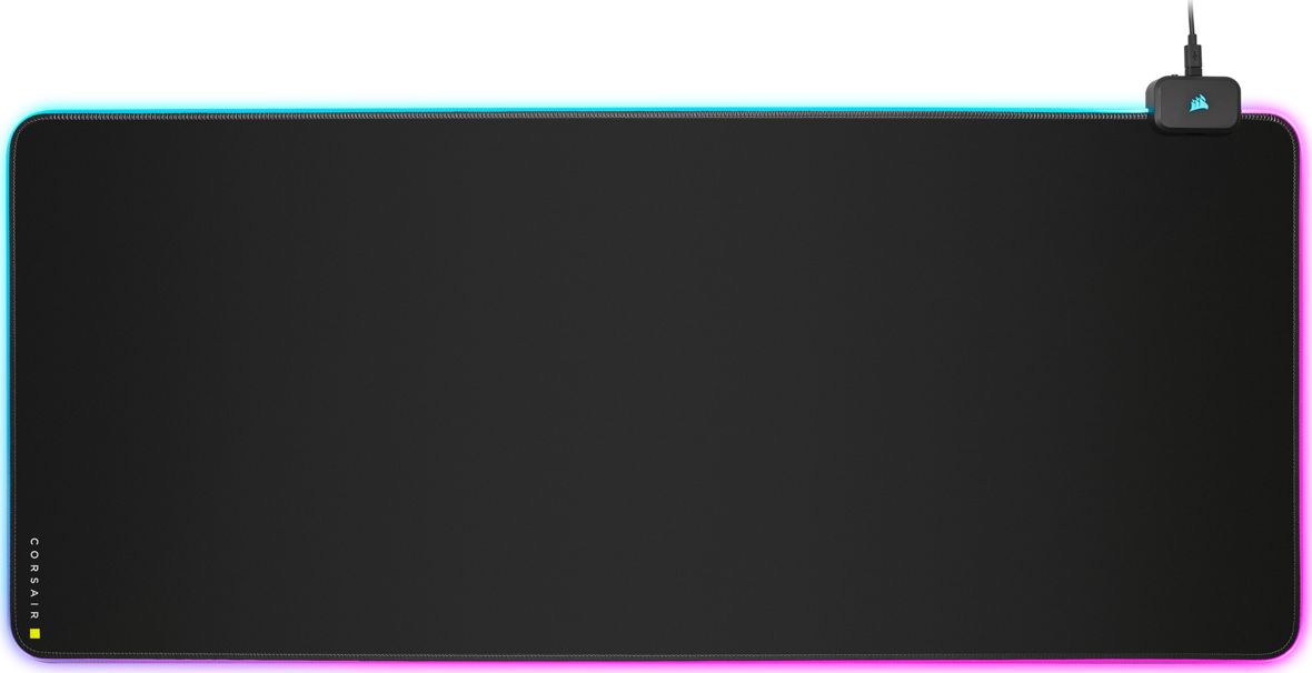 CORSAIR MM700 RGB Extended Cloth Gaming Mouse Pad, Black