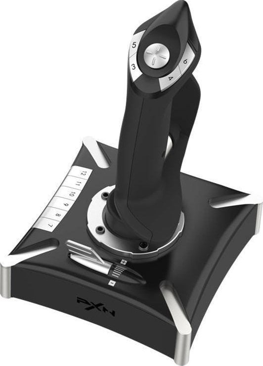 Joystick lojërash PXN 2119 Pro, 16 butona, USB, i zi