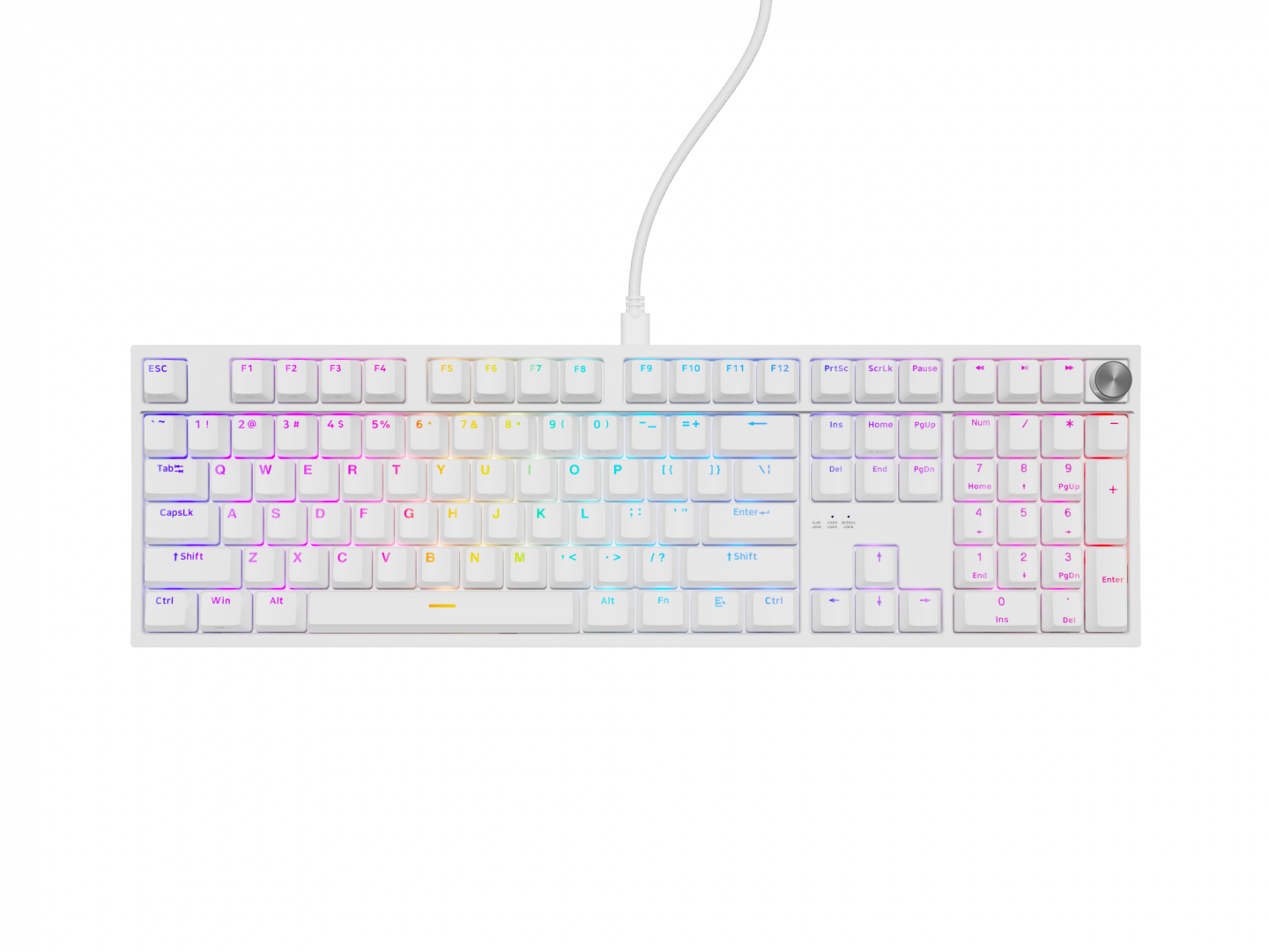 Tastierë mekanike Genesis Thor 404 NKG-2300, RGB, me kabllo, e zezë