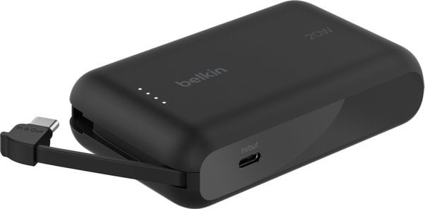 Power bank Belkin BoostCharge, 10000 mAh, USB, i zi