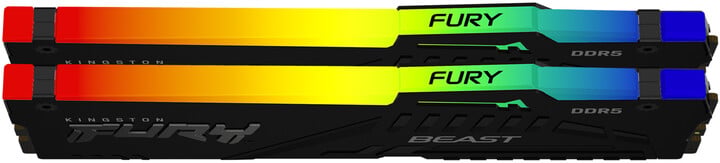 Module të memories Kingston Fury Beast RGB 64GB (2x32GB) DDR5 5600 CL40