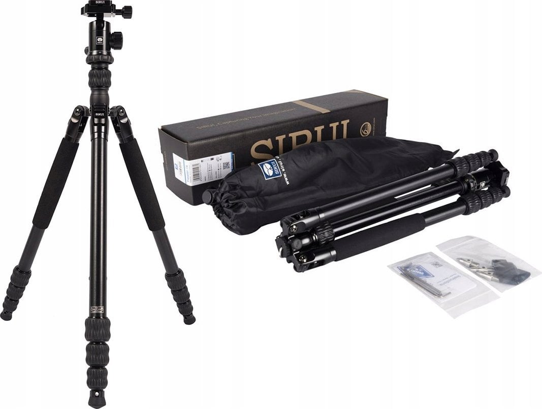 Tripod fotografik SIRUI Traveler 7A, alumin, kokë sferike