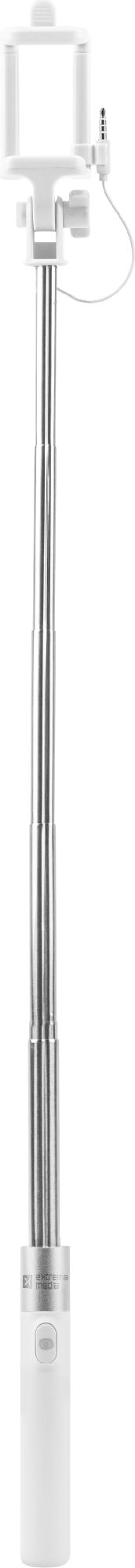 Selfie stick Natec SF-20W, lidhje 3.5 mm, montim për smartphone dhe kamera sportive, i zi
