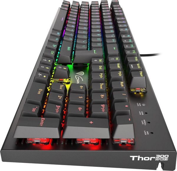Tastierë Genesis Thor 300 RGB Otemu, FR, e zezë