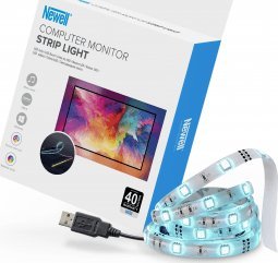 Shirit LED Newell, për monitor 32", 132cm, RGB, për ambiente të brendshme