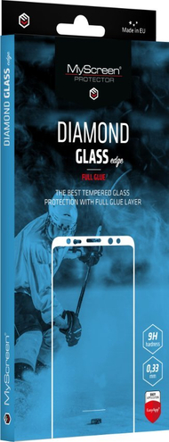Xham mbrojtës MyScreen Diamond Glass Edge për Samsung Galaxy S25 Ultra, 9H, transparënt, i zi