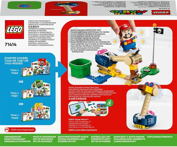 Set zgjerimi LEGO® Super Mario™ 71414 Pecking Conkdor, 130 pjesë