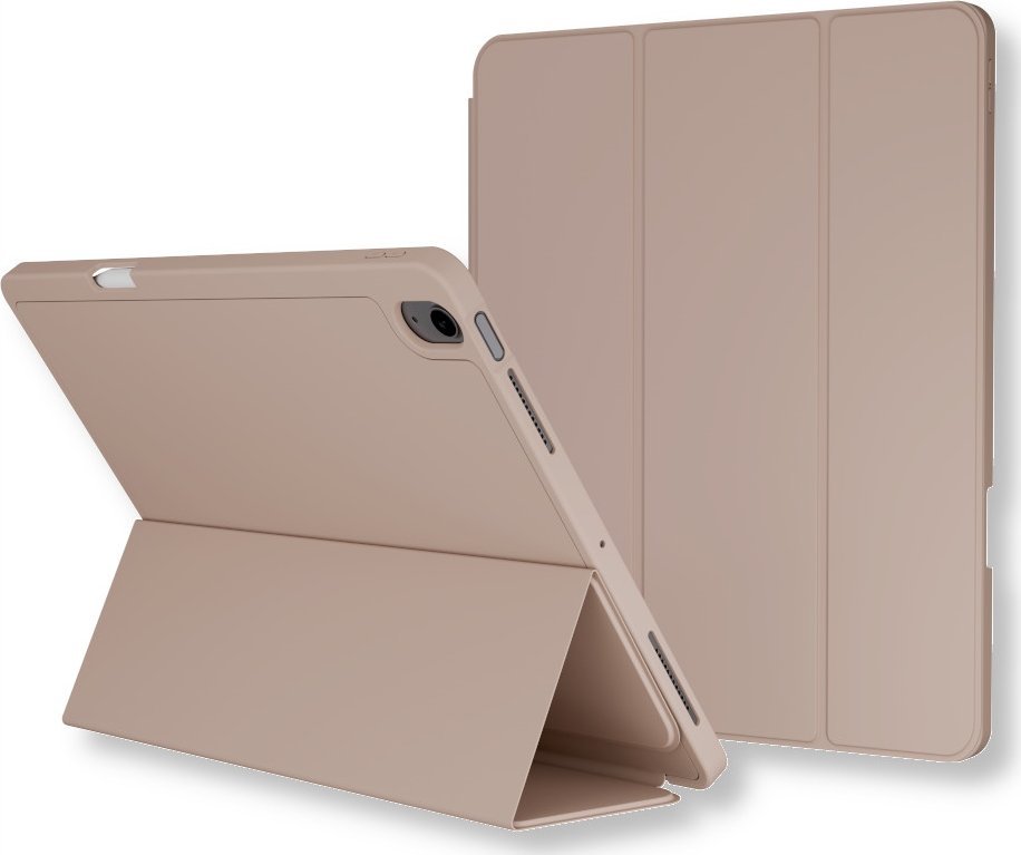 Заштитна футрола за таблет NEXT ONE Rollcase за iPad Air M2 13\", со држач за Apple Pencil, со потпирач, розова