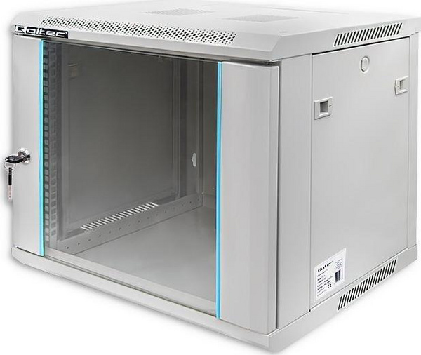 Kabinet rrjeti Qoltec RACK 19", 600 x 450 x 500 mm, gri