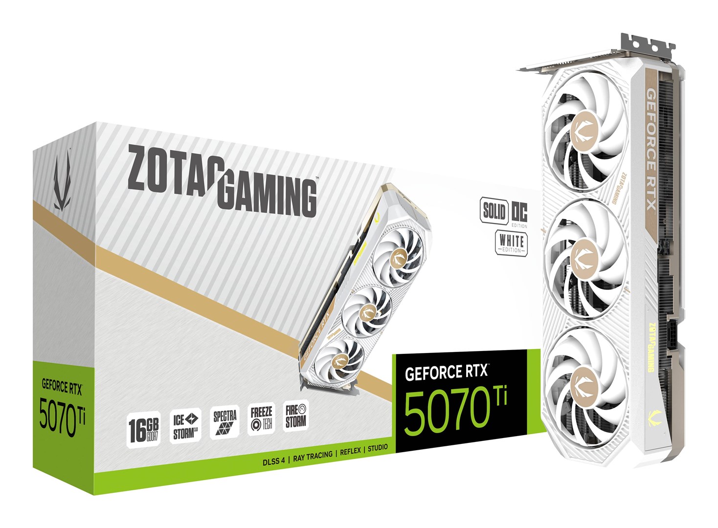 Kartelë grafike Zotac GAMING GeForce RTX 5070 Ti SOLID CORE OC NVIDIA 16 GB GDDR7