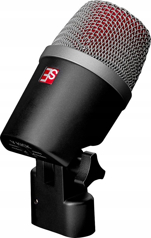 Mikrofon dinamik SE Electronics V-KICK U, për daulle, superkardioid, i zi