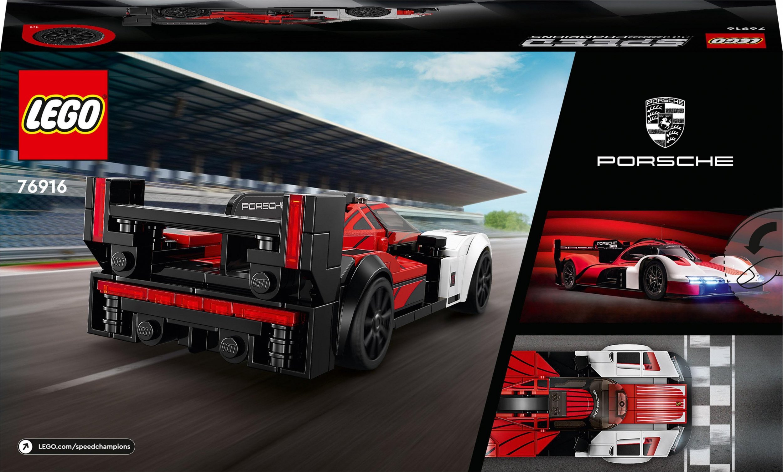 Set LEGO Speed ​​Champions Porsche 963 (76916), 280 pjesë