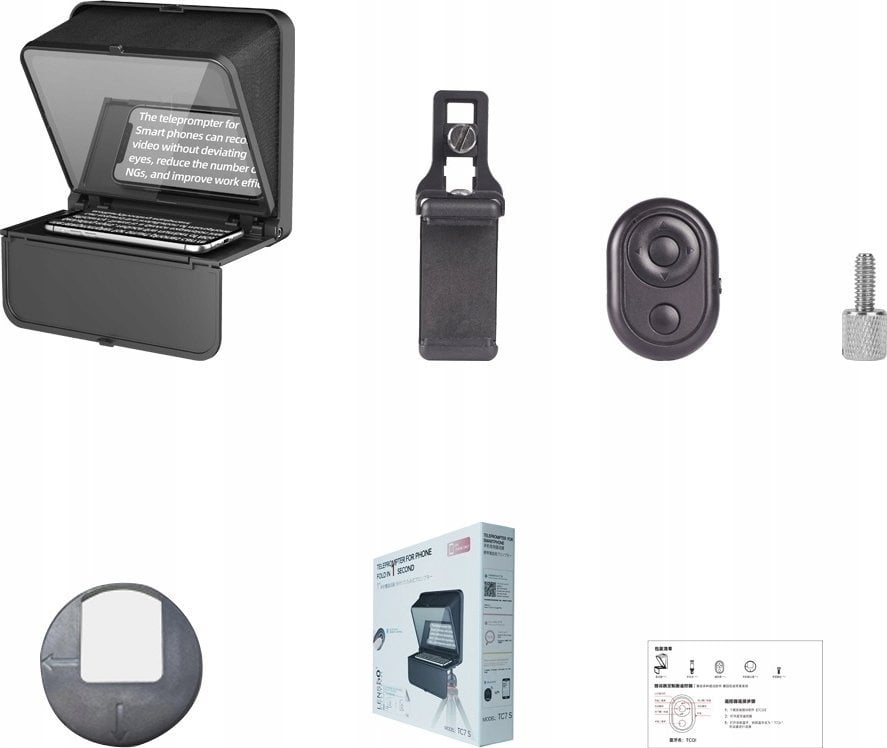 Teleprompter LensGo Tc7 S, për celular 