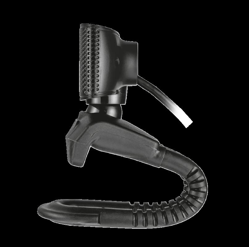 Webcam Trust Trino, 8MP, HD 720p, USB 2.0, e zezë