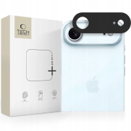 Заштитна маска за камера Tech-Protect Camalloy Fit+ за iPhone 17 Air Pro, алуминиумска легура, ултратенка, црна
