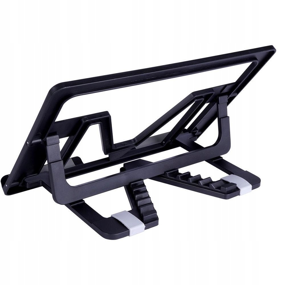 Mbajtës tableti i rregullueshëm, 6 pozicione pjerrësie, rregullim lartësie, gri