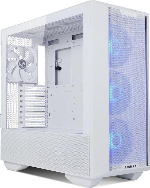Кутија за компјутер Lian Li Lancool III RGB, ATX Mid Tower, каљено стакло, бела