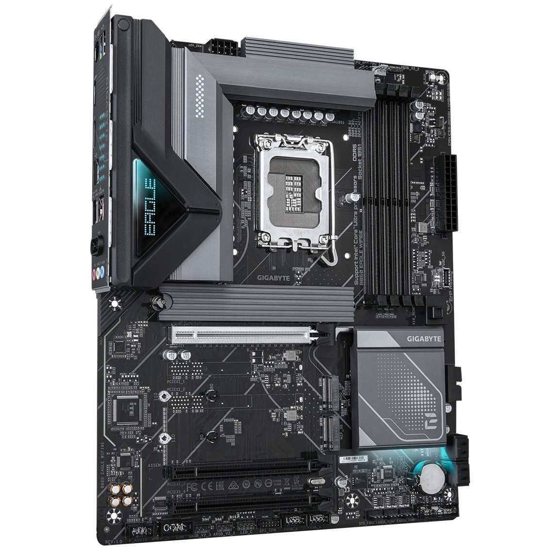 Pllakë amë Gigabyte B860 Eagle WiFi6E, ATX, LGA 1851, DDR5, e zezë